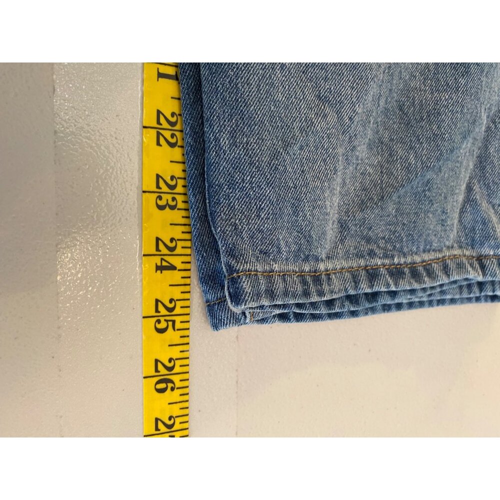 Vervet Flying Monkey Distressed High-Waisted Denim Jeans Size 28 Blue - Picture 9 of 11